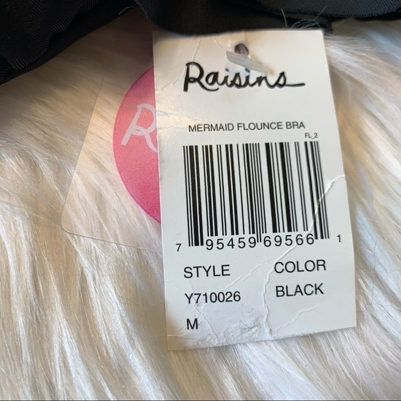 NWT Raisins Mermaid Flounce Bra Medium - Picture 5 of 13